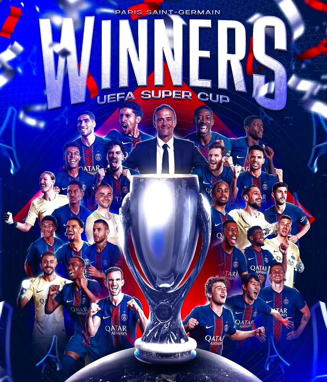 足球赛事最终站上冠军宝座，庆典在即